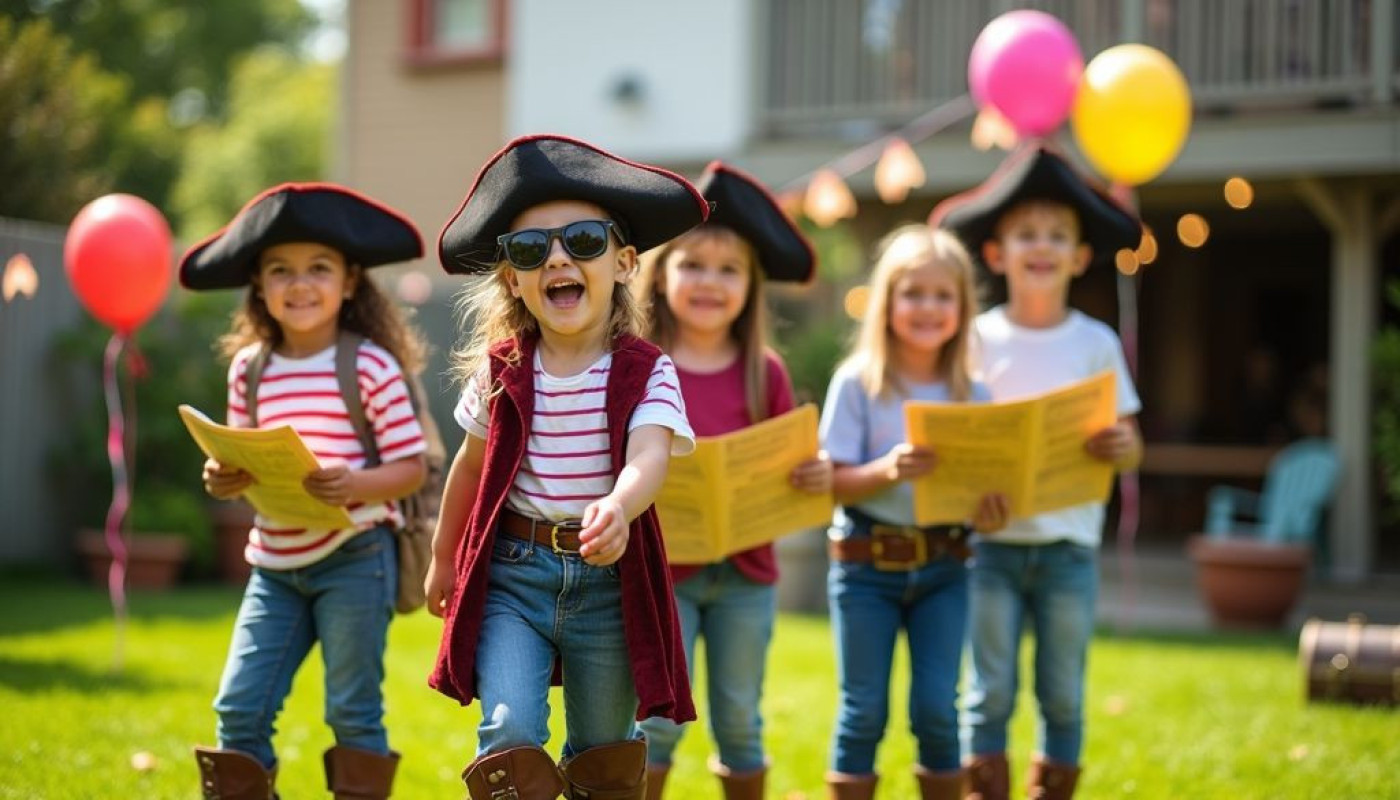 Comment organiser une fête d'enfants avec une chasse au trésor thématique ?